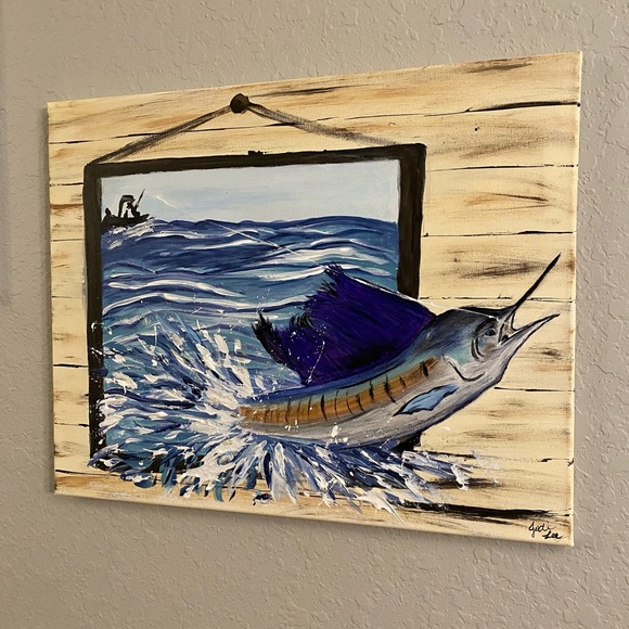 Original Sailfish Painting - Picture 5 of 7